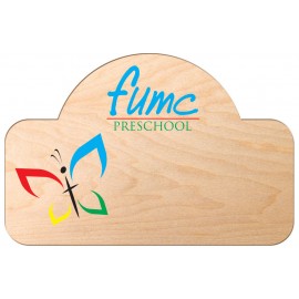 Wood Badge W/Uv Inkjet Logo (6-10 Sq. Inches) (No Personalization) with Logo  Wood Badge W/Uv Inkjet Logo (6-10 Sq. Inches) (No Personalization) with Logo