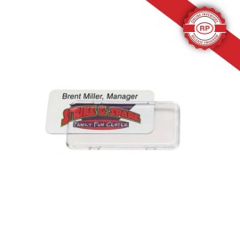 Customized Full Color UV Inkjet Snap-It Lens Badge Personalized Aluminum (1.5"X3")