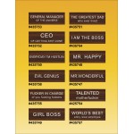 Customized Gag Name Tags- Magnetic Back- Personalized Styles