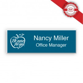 Promotional Custom Shape Deluxe Engraved Name Badge (1-5 Square Inches)
