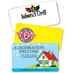 Logo Branded Full Color Plastic Name Tag w/ No Personalization (3"x2")