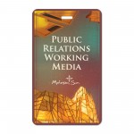 Full Color 50 Mil Name Badge (3"x5") Rectangle - No Personalization with Logo