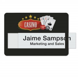 Custom Selfit Grande Reusable Name Badges, 3.75" x 2.50"