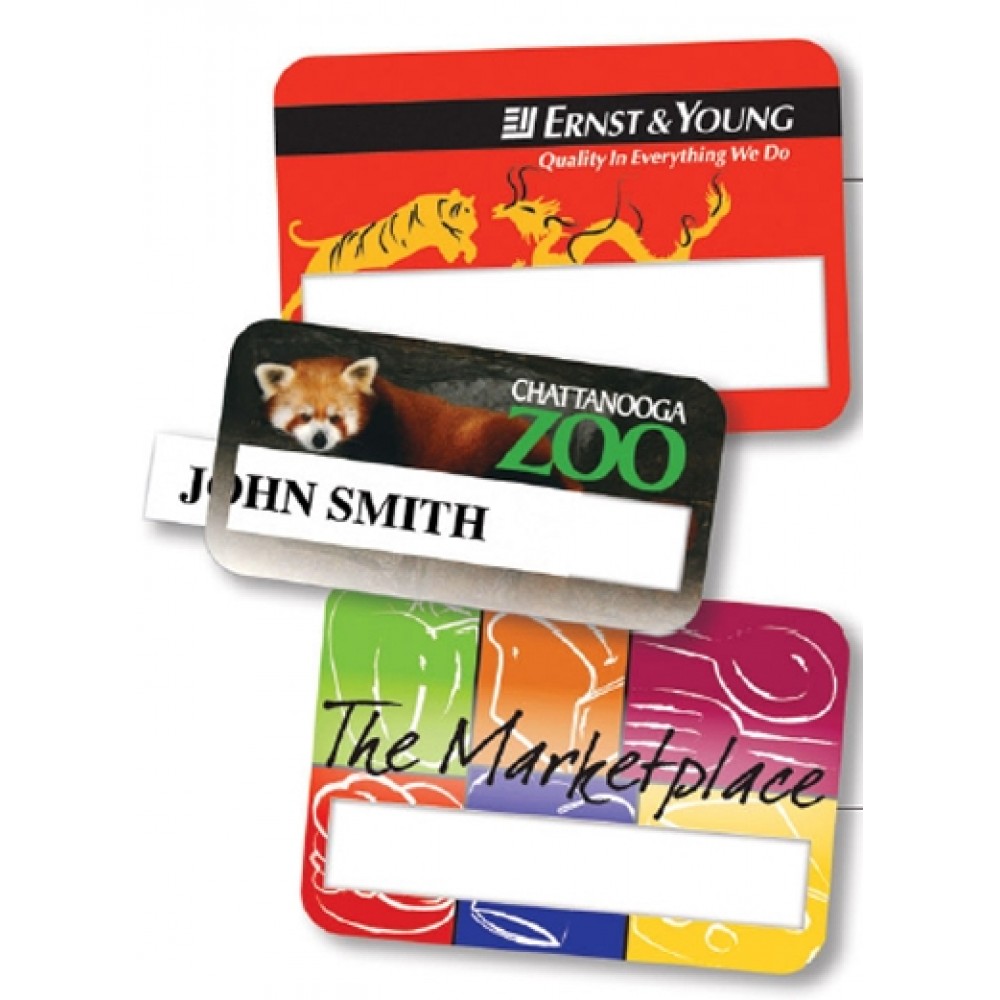 Personalized Window Premium Name Tag (2.88"x2") Personalized Window Premium Name Tag (2.88"x2")