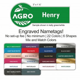 Customized Engraved Nametag