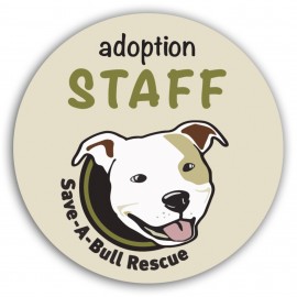 Full Color 50 Mil Name Badge (2.5" Diameter) Round - No Personalization with Logo