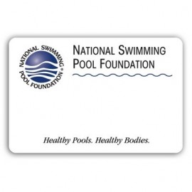 USA Made Eco Premium Full Color Paper Badges (2""x3") - Rectangle with Logo