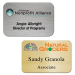 Chaos Full Color Plastic Name Badge (2"x3") with Logo