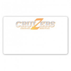 Logo Branded Full Color 50 Mil Name Badge (2 5/8"x4 1/2") Rectangle - No Personalization