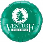 Custom 18" Round Microfoil Balloon 1-Color/1-Side Print