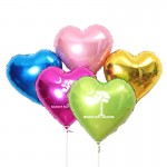 Promotional 18 Inch Heart Shape Aluminum Balloon