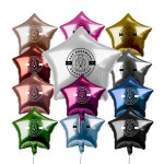 18" Star-Shaped Mylar Balloon 1 Color 1 Side with Logo
