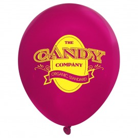 Custom Printed 9" Crystal Latex Balloon (Small Quantity)