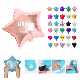 Logo Branded Birthday Party Space Decoration Star Heart Ballon  Logo Branded Birthday Party Space Decoration Star Heart Ballon