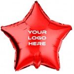 Star Shaped Mylar Foil Balloon with Logo