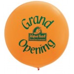 36" Standard Color Giant Latex Balloon with Logo