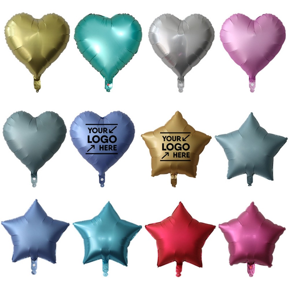 Custom 18" Heart-Shaped Foil Balloon With A Design Twist