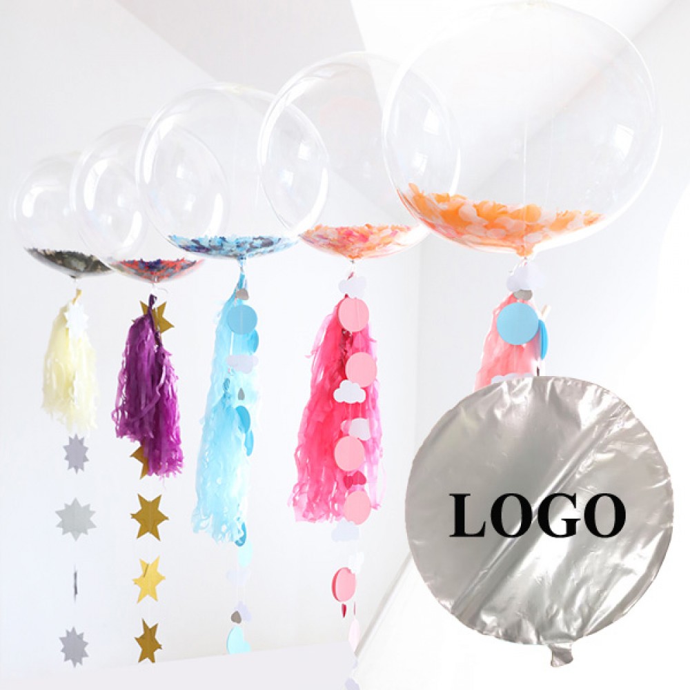 Promotional 24" Clear Helium Balloons Promotional 24" Clear Helium Balloons