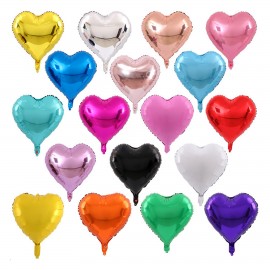 Heart Shape Aluminum Film Balloon with Logo