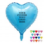 18 Inch Heart Helium Saver Xtralife Foil Balloon with Logo