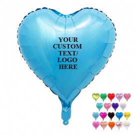 18 Inch Heart Helium Saver Xtralife Foil Balloon with Logo  18 Inch Heart Helium Saver Xtralife Foil Balloon with Logo
