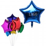 Personalized 18" Star Shaped Foil Balloons
