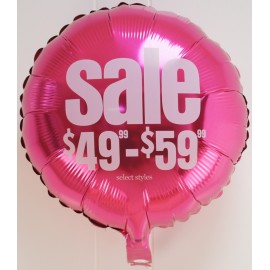 18" Foil Balloons (Rounds, Stars & Hearts) - Always Made in the USA with Logo