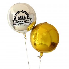 Round Mylar Balloon with Logo