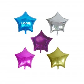 18" Star Shaped Micro-foil Balloon with Logo  18" Star Shaped Micro-foil Balloon with Logo