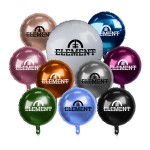 18" Circular Mylar Balloon 1 Color 1 Side with Logo