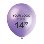 14" Screen Printed Balloon with Logo