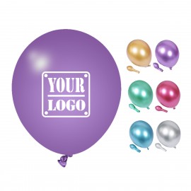 Promotional 12" Metallic Latex Balloon