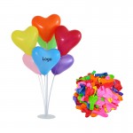 Customized 100pcs Heart Shape Latex Party Balloons