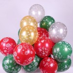 Customized 10" Christmas Decoration Imprinted Balloon