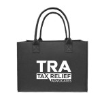 Felt Tote Bag(13.8"W9.8"H5.9"T) with Logo