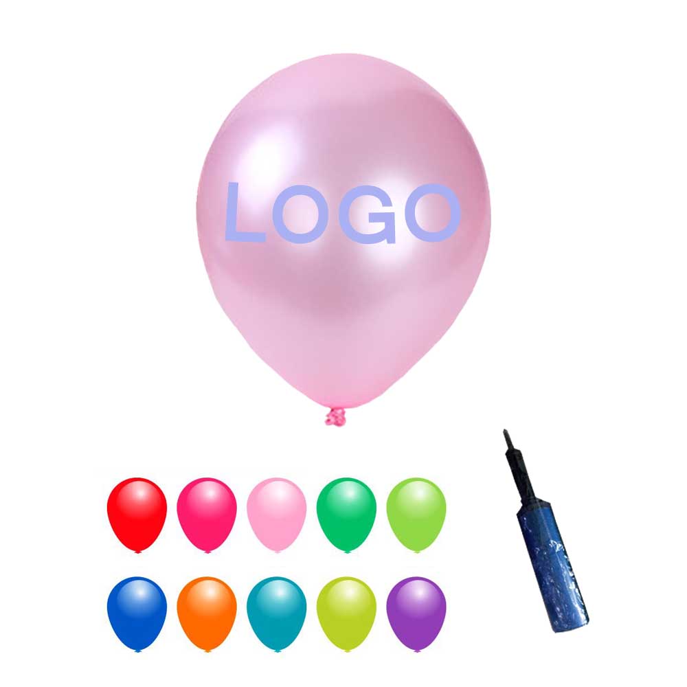 10 Inch Biodegradable Latex Balloon with Logo