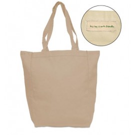 10 oz Recycled Cotton Canvas Tote with Logo