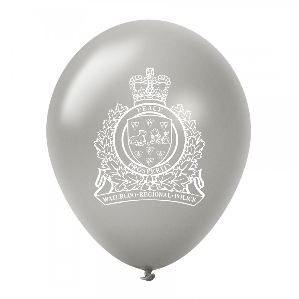 Customized 12'' Custom Printed Latex Balloons - Pearl & Metallic Colors Customized 12'' Custom Printed Latex Balloons - Pearl & Metallic Colors