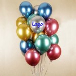 Promotional Helium Balloon 12" Metallic Colors