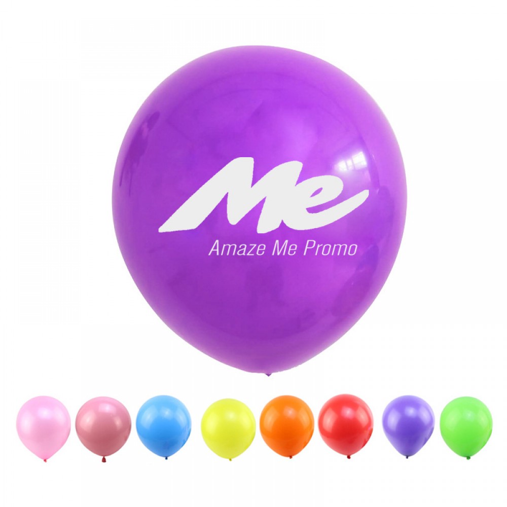 10" Promotional Latex Balloon with Logo