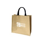 Three-Dimensional Linen Tote Bag(13.4"Wx11.8 "Hx6.3"T) with Logo