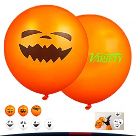 Logo Branded 12" Halloween Grimace Balloons  Logo Branded 12" Halloween Grimace Balloons