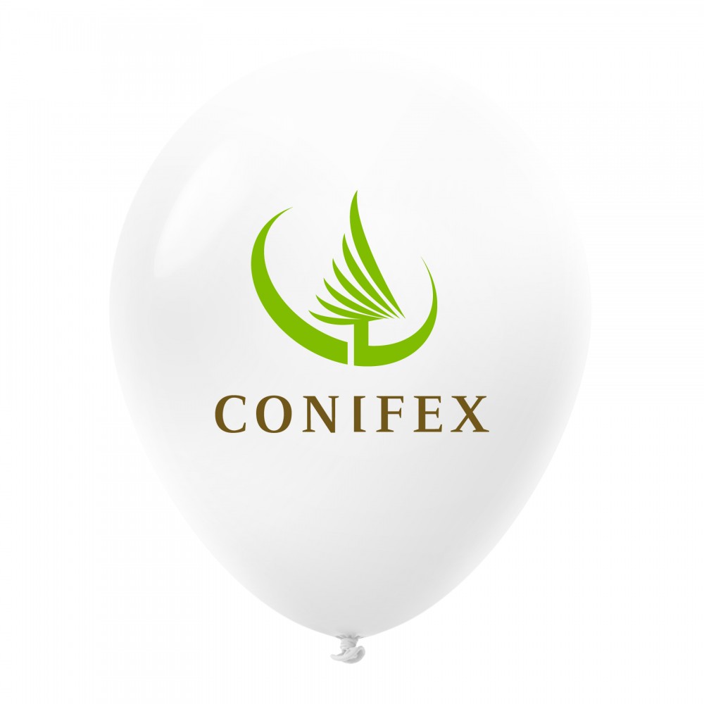 Personalized 10" 2-Color Imprint Custom Latex Balloons - Standard Colors Personalized 10" 2-Color Imprint Custom Latex Balloons - Standard Colors