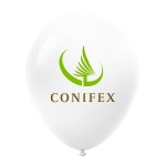 Personalized 10" 2-Color Imprint Custom Latex Balloons - Standard Colors