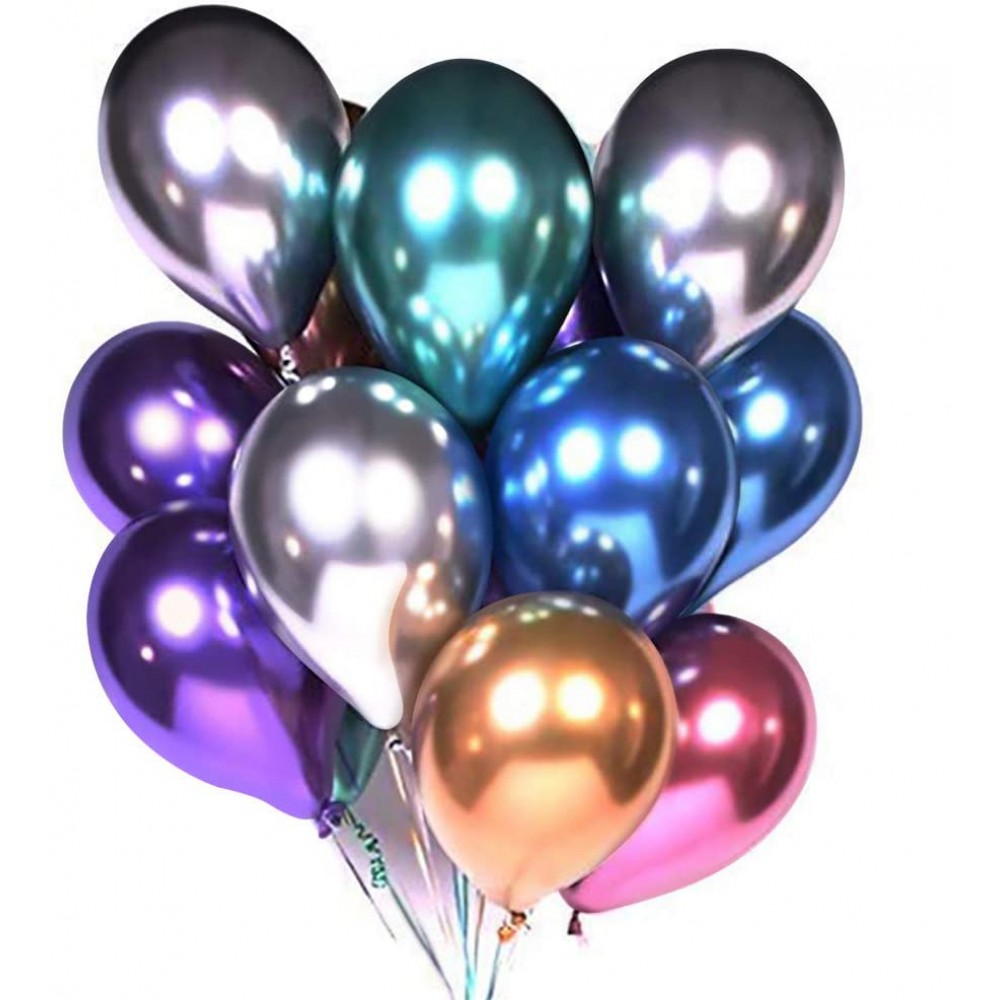 12" Metallic Latex Balloons with Logo