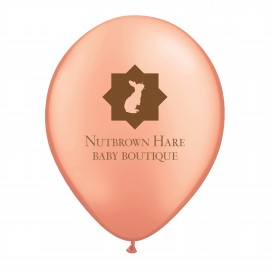 11" Qualatex Metallic & Pearl Color Balloons with Logo  11" Qualatex Metallic & Pearl Color Balloons with Logo