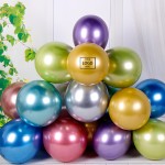 Latex Mixed Color Metallic Balloons with Logo