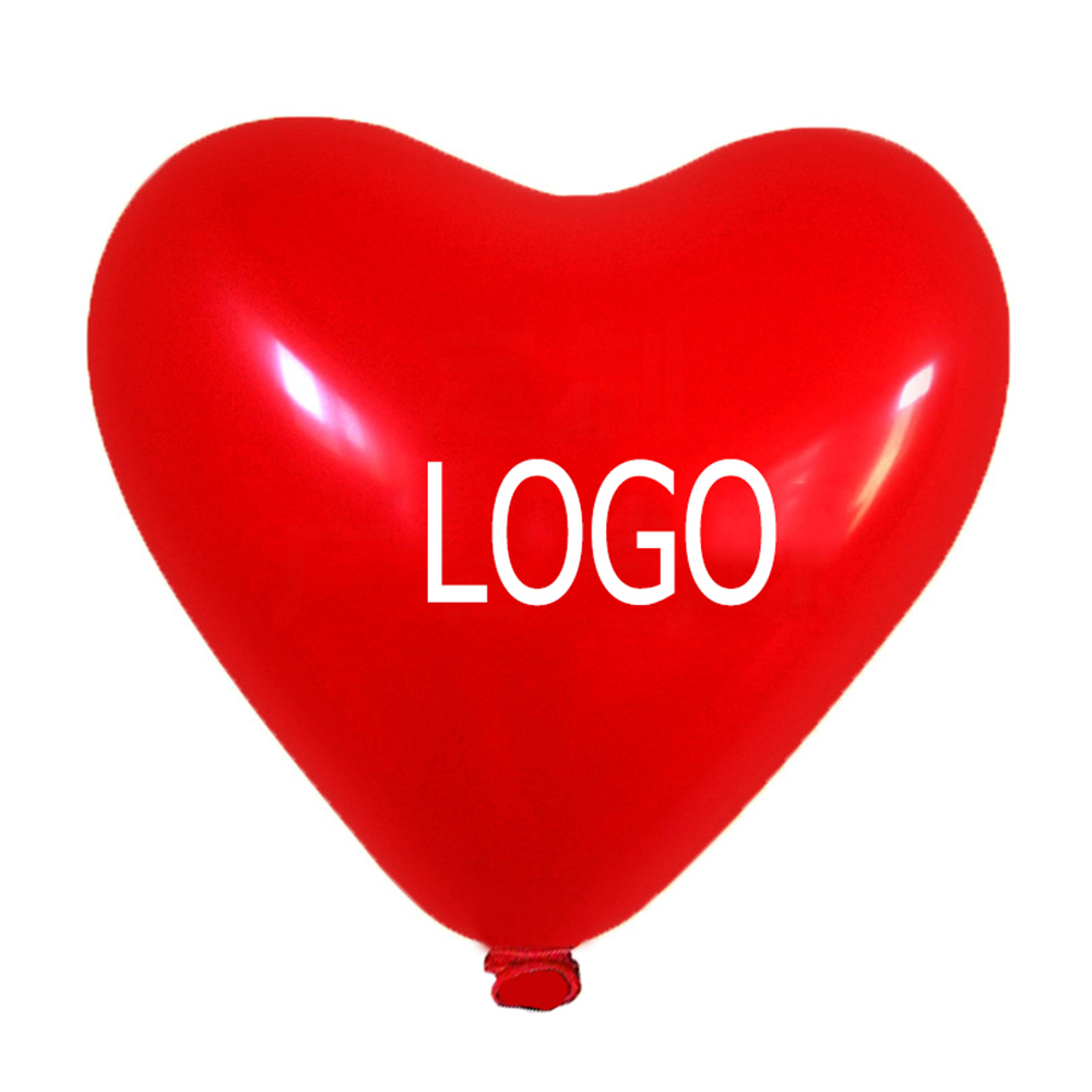 Custom Printed 10" Double Layer Heart Shape Balloon for Party Decoration Custom Printed 10" Double Layer Heart Shape Balloon for Party Decoration