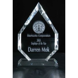 Logo Branded 11" Legend Crystal Award  Logo Branded 11" Legend Crystal Award