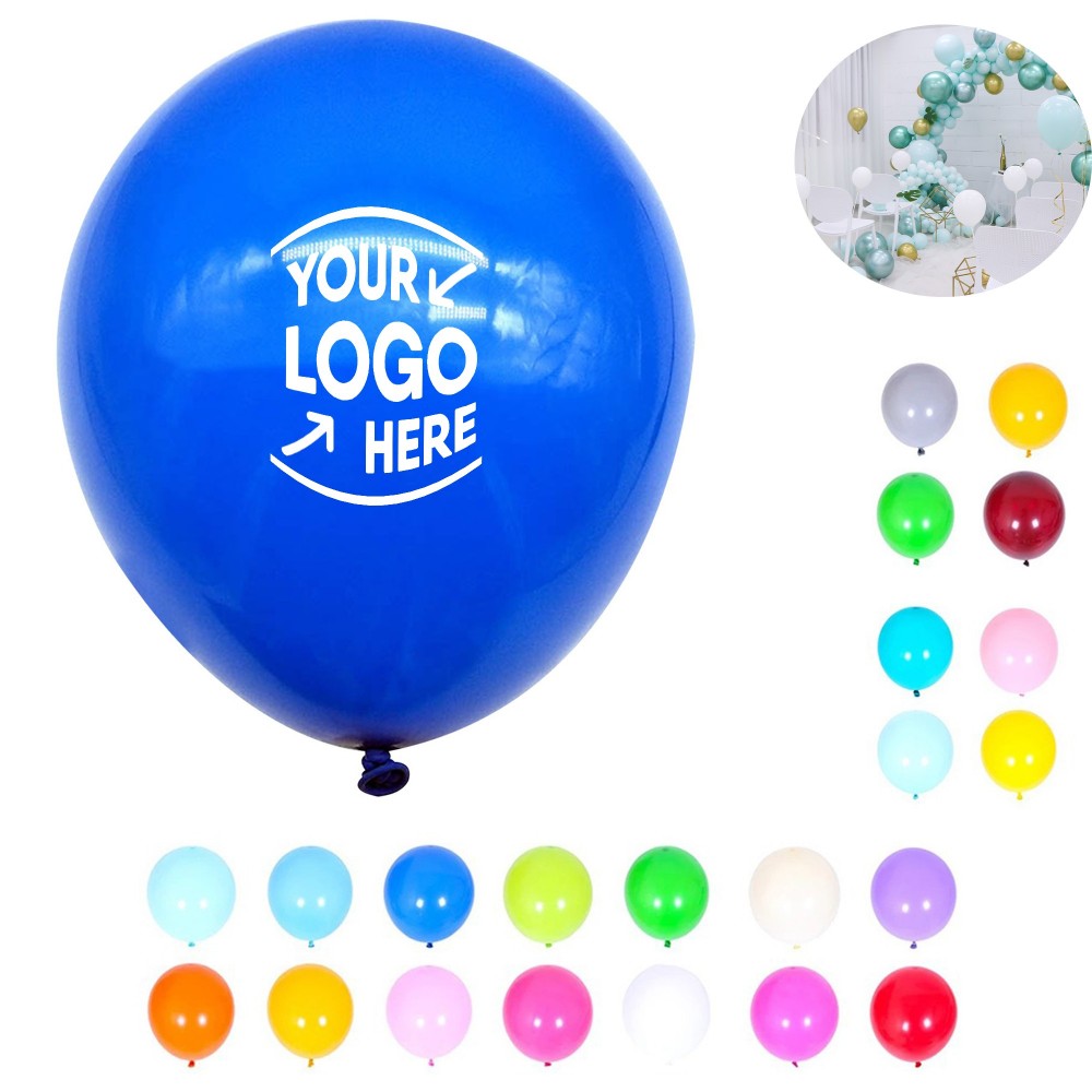 Promotional 12" Multicolor Latex Balloon Pack